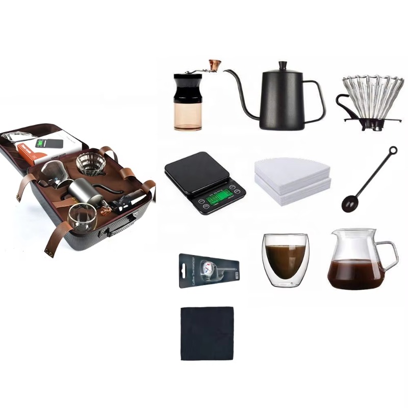 Coffee Equipment Gift Set - 2026 Dostępne Od Ręki 10 12-częściowy