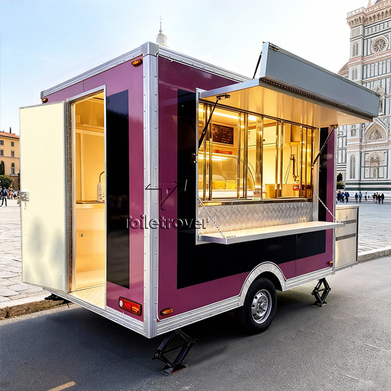 Coffee Equipment In China - Mobilny food truck na kółkach, w