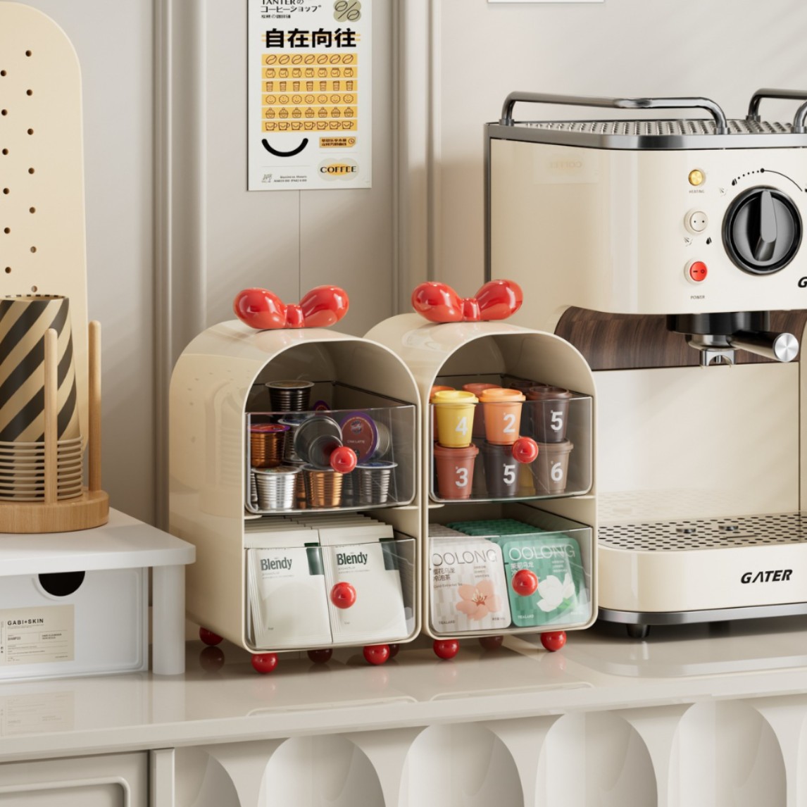 Organizer na kapsułki do kawy, – Coffee Equipment Organizer recenzja i cena