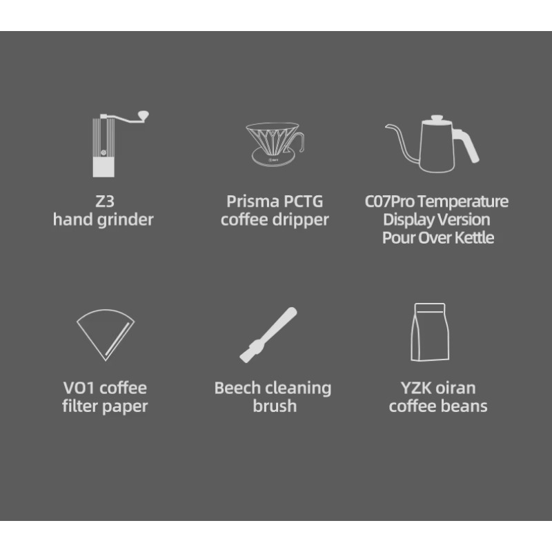 Luksusowy zestaw do parzenia k – Coffee Equipment Gift Set recenzja i cena